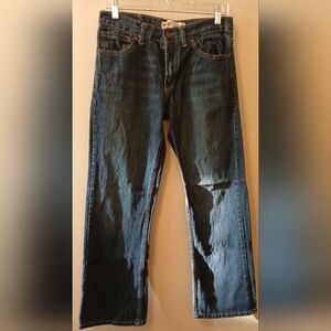 Levi's Dark Blue Straight Jeans